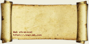 Tijana Prokopović vizit kartica